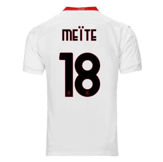 AC Milan Away Kit Soccer Jersey MEÏTE #18 2020/21